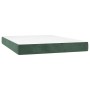 Boxspringbett mit dunkelgrüner Samtmatratze 140x190 cm von , Betten und Lattenroste - Ref: Foro24-3131198, Preis: 464,60 €, R...