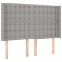 Box spring bed with light gray fabric mattress 140x200 cm by , Beds and slatted bases - Ref: Foro24-3132313, Price: 515,28 €,...