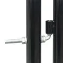 Puerta de valla de jardín negra 100x250 cm de vidaXL, Puertas de jardín - Ref: Foro24-141689, Precio: 187,78 €, Descuento: %