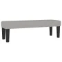 Box spring bed with light gray fabric mattress 140x200 cm by , Beds and slatted bases - Ref: Foro24-3136917, Price: 509,16 €,...