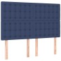 Boxspringbett mit blauer Stoffmatratze 140x190 cm von , Betten und Lattenroste - Ref: Foro24-3137475, Preis: 533,84 €, Rabatt: %