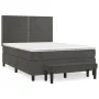 Boxspringbett mit dunkelgrauer Samtmatratze 140x200 cm von , Betten und Lattenroste - Ref: Foro24-3137786, Preis: 491,79 €, R...