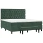 Box spring bed with dark green velvet mattress 160x200 cm by , Beds and slatted bases - Ref: Foro24-3138034, Price: 686,63 €,...