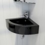 Waschbecken mit Überlauf 45x32x12,5 cm schwarz von vidaXL, Sinkt - Ref: Foro24-141924, Preis: 85,99 €, Rabatt: %