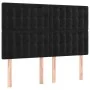 Box spring bed with black velvet mattress 140x190 cm by , Beds and slatted bases - Ref: Foro24-3138081, Price: 558,49 €, Disc...