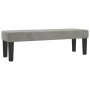 Boxspringbett mit hellgrauer Samtmatratze 200x200 cm von , Betten und Lattenroste - Ref: Foro24-3138043, Preis: 739,60 €, Rab...