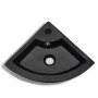 Washbasin with overflow 45x32x12.5 cm black by vidaXL, Sinks - Ref: Foro24-141924, Price: 84,29 €, Discount: %