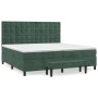 Boxspringbett mit dunkelgrüner Samtmatratze 200x200 cm von , Betten und Lattenroste - Ref: Foro24-3138106, Preis: 797,51 €, R...