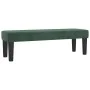 Box spring bed with dark green velvet mattress 140x200 cm by , Beds and slatted bases - Ref: Foro24-3138088, Price: 558,20 €,...