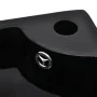 Washbasin with overflow 45x32x12.5 cm black by vidaXL, Sinks - Ref: Foro24-141924, Price: 84,29 €, Discount: %