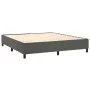 Cama box spring con colchón terciopelo gris oscuro 200x200 cm de , Camas y somieres - Ref: Foro24-3138104, Precio: 680,70 €, ...