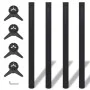 Adjustable table legs in 4 heights black 870 mm by vidaXL, Table legs - Ref: Foro24-242140, Price: 70,99 €, Discount: %