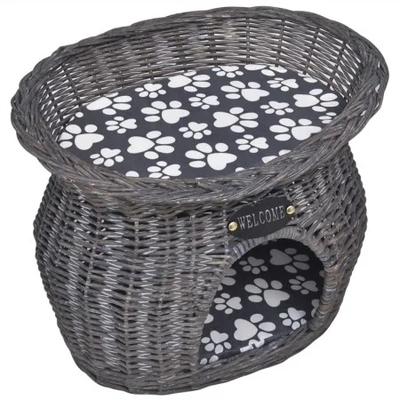Willow Pet House/Bed/Scratcher with Cushion by vidaXL, Cat beds - Ref: Foro24-170222, Price: 86,36 €, Discount: %
