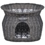 Casa/cama/ rascador para mascotas de sauce con cojín de vidaXL, Camas para gatos - Ref: Foro24-170222, Precio: 71,62 €, Descu...