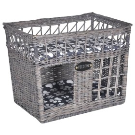 Willow pet house/bed/scratcher with square cushion by vidaXL, Cat beds - Ref: Foro24-170225, Price: 73,69 €, Discount: %