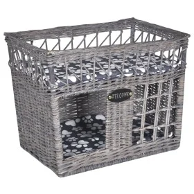 Willow pet house/bed/scratcher with square cushion by vidaXL, Cat beds - Ref: Foro24-170225, Price: 72,39 €, Discount: %