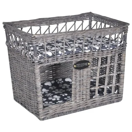 Willow pet house/bed/scratcher with square cushion by vidaXL, Cat beds - Ref: Foro24-170225, Price: 72,38 €, Discount: %