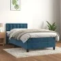 Box spring bed with dark blue velvet mattress 80x200 cm by , Beds and slatted bases - Ref: Foro24-3141513, Price: 256,13 €, D...