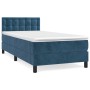Boxspringbett mit dunkelblauer Samtmatratze 80x200 cm von , Betten und Lattenroste - Ref: Foro24-3141513, Preis: 266,01 €, Ra...