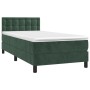 Boxspringbett mit dunkelgrüner Samtmatratze 90x200 cm von , Betten und Lattenroste - Ref: Foro24-3141524, Preis: 319,22 €, Ra...