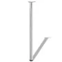 4 height-adjustable table legs 1100 mm chrome color by vidaXL, Table legs - Ref: Foro24-242144, Price: 68,91 €, Discount: %