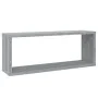 Estantes cúbicos de pared 6 uds madera gris Sonoma 60x15x23 cm de , Estantes y estanterías - Ref: Foro24-815929, Precio: 61,3...