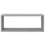 Estantes cúbicos de pared 6 uds madera gris Sonoma 60x15x23 cm de , Estantes y estanterías - Ref: Foro24-815929, Precio: 61,3...