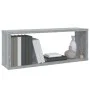 Estantes cúbicos de pared 6 uds madera gris Sonoma 60x15x23 cm de , Estantes y estanterías - Ref: Foro24-815929, Precio: 61,3...