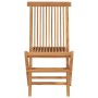 Klappbare Gartenstühle 2 Einheiten aus massivem Teakholz von vidaXL, Gartenstühle - Ref: Foro24-41993, Preis: 140,93 €, Rabat...