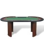Pokertisch, Chipablage für 10 Spieler und Dealer-Bereich von vidaXL, Spiel- und Pokertische - Ref: Foro24-80133, Preis: 269,1...