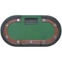 Mesa de póker 10 jugadores bandeja de fichas y zona de crupier de vidaXL, Mesas de juego y de póquer - Ref: Foro24-80133, Pre...