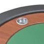 Pokertisch, Chipablage für 10 Spieler und Dealer-Bereich von vidaXL, Spiel- und Pokertische - Ref: Foro24-80133, Preis: 278,0...