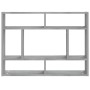 Sonoma-graues Wandregal aus Holzwerkstoff, 75 x 16 x 55 cm von , Regale und Regale - Ref: Foro24-815844, Preis: 37,49 €, Raba...