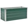 Grünes Gartenbett aus verzinktem Stahl, 100 x 40 x 45 cm von , Töpfe und Pflanzgefäße - Ref: Foro24-44855, Preis: 41,08 €, Ra...