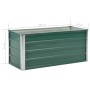 Grünes Gartenbett aus verzinktem Stahl, 100 x 40 x 45 cm von , Töpfe und Pflanzgefäße - Ref: Foro24-44855, Preis: 43,34 €, Ra...