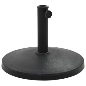 Runder schwarzer Sonnenschirmständer aus Polyresin, 10 kg von , Schirmständer - Ref: Foro24-45196, Preis: 46,91 €, Rabatt: %
