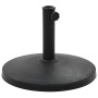 Runder schwarzer Sonnenschirmständer aus Polyresin, 10 kg von , Schirmständer - Ref: Foro24-45196, Preis: 47,99 €, Rabatt: %