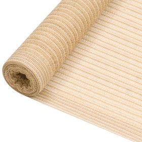 Red de privacidad HDPE beige 1,5x10 m 75 g/m²