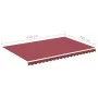 Replacement fabric for burgundy red awning 4.5x3 m by , Awnings - Ref: Foro24-311969, Price: 68,85 €, Discount: %