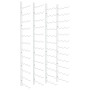 Wand-Weinregal für 36 Flaschen, 2 Einheiten, weißes Eisen von , Weinregale - Ref: Foro24-340889, Preis: 114,15 €, Rabatt: %
