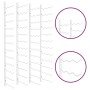 Wall wine rack for 36 bottles 2 units white iron by , Wine racks - Ref: Foro24-340889, Price: 114,15 €, Discount: %