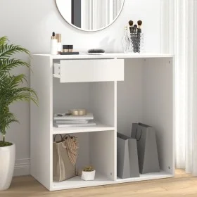 Weißer Kosmetikschrank aus Sperrholz, 80 x 40 x 75 cm von , Schließfächer und Lagerschränke - Ref: Foro24-808837, Preis: 53,3...
