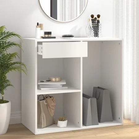 Weißer Kosmetikschrank aus Sperrholz, 80 x 40 x 75 cm von , Schließfächer und Lagerschränke - Ref: Foro24-808837, Preis: 53,3...