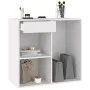 Weißer Kosmetikschrank aus Sperrholz, 80 x 40 x 75 cm von , Schließfächer und Lagerschränke - Ref: Foro24-808837, Preis: 53,3...