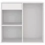 Weißer Kosmetikschrank aus Sperrholz, 80 x 40 x 75 cm von , Schließfächer und Lagerschränke - Ref: Foro24-808837, Preis: 53,3...