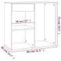 Weißer Kosmetikschrank aus Sperrholz, 80 x 40 x 75 cm von , Schließfächer und Lagerschränke - Ref: Foro24-808837, Preis: 53,3...