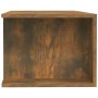 Mueble de TV con luces LED roble ahumado 135x39x30 cm de , Muebles TV - Ref: Foro24-815693, Precio: 66,80 €, Descuento: %