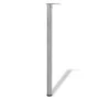 4 height-adjustable table legs 1100 mm polished nickel color by vidaXL, Table legs - Ref: Foro24-242138, Price: 67,51 €, Disc...