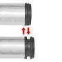 4 height-adjustable table legs 1100 mm polished nickel color by vidaXL, Table legs - Ref: Foro24-242138, Price: 67,51 €, Disc...