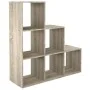 FMD Regal 6 Fächer in Sandeiche 104,3x32,6x106,5 cm von , Raumteiler - Ref: Foro24-447406, Preis: 126,43 €, Rabatt: %